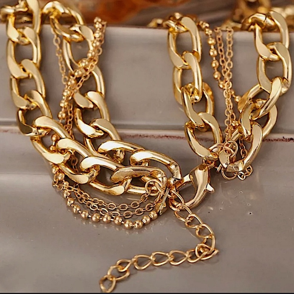 "Without Words" Gold Layered Coin Necklace Set - Picture 12 of 15